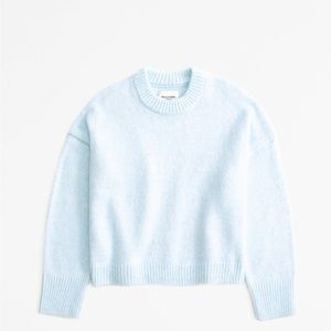 Grey wedge crew sweater Abercrombie size small